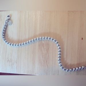 Return to Tiffany Bracelet- lost blue heart tag bead so just chain.